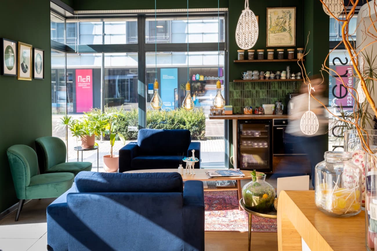 Dullers Kappers salon interieur